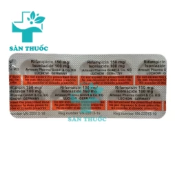 Rifampicin 150/Isoniazid 100 - Thuốc điều trị lao của Artesan