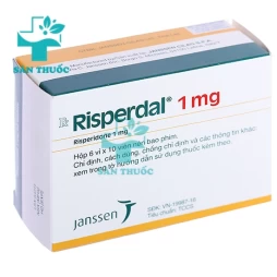 Risperdal 1mg - Thuốc điều trị tâm thần phân liệt hiệu quả