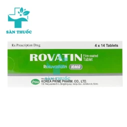 Rovatin Film-coated tablet - Thuốc trị tăng Cholesterol của Hàn