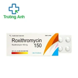 Roxithromycin 150 DHG - Trị nhiễm khuẩn do các vi khuẩn nhạy cảm với Roxithromycine