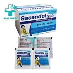SACENDOL 250 Vacopharm - Giảm đau, hạ sốt do chích ngừa, cảm lạnh