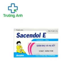 SACENDOL E Vacopharm - Hạ sốt, giảm đau do bệnh cảm cúm ở trẻ em