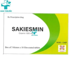 Sakiesmin - Diosmin 1000mg Phuong Dong Pharma