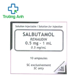 Salbutamol Renaudin 0,5mg/1ml - Thuốc điều trị hen suyễn hiệu quả