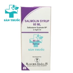 Salmolin Syrup 60ml Acme - Thuốc trị hen phế quản hiệu quả