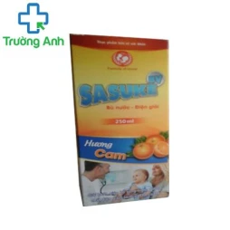 Sasuki hương cam - Bổ sung nước và chất điện giải cho cơ thể
