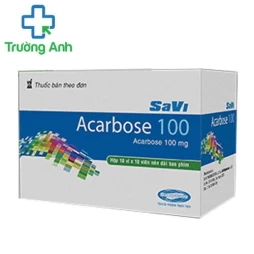 SaVi Acarbose 100 - Thuốc điều trị đái tháo đường tuyp 2