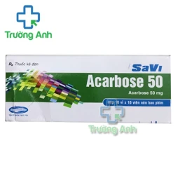 SaVi Acarbose 50 - Thuốc điều trị đái tháo đường hiệu quả