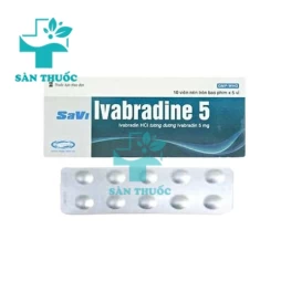 SaVi Ivabradine 5 - Thuốc điều trị đau thắt ngực hiệu quả