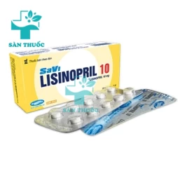 SaVi Lisinopril 5 - Thuốc điều trị tăng huyết áp và suy tim