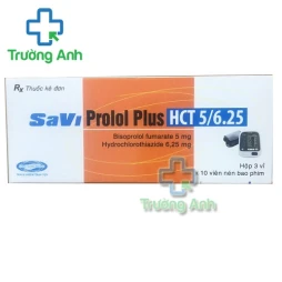 SaViProlol Plus HCT 5/6,25 - Thuốc trị tăng huyết áp hiệu quả