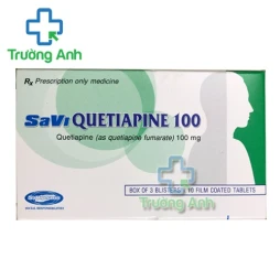 SaVi Quetiapine 100 - Thuốc điều trị tâm thần phân liệt hiệu quả