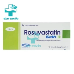 SaVi Rosuvastatin10 - Thuốc điều trị mỡ máu cao hiệu quả