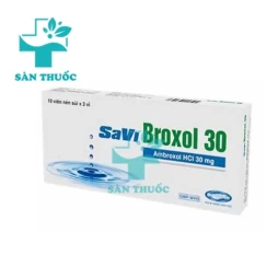 SaViBroxol 30 Savipharm- Thuốc tiêu nhầy đường hô hấp nhanh chóng