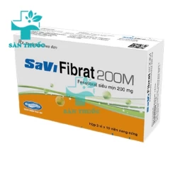 SaViFibrat 200M Savi - Thuốc điều trị rối loạn lipoprotein huyết