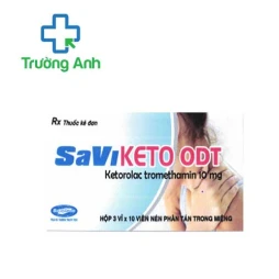 SaViKeto ODT 10mg Savipharm - Thuốc giảm đau hiệu quả