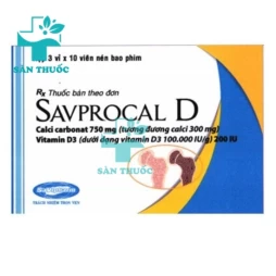 Savprocal D Savipharm -  Hỗ trợ điều trị bệnh loãng xương 