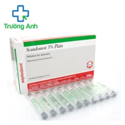 Scandonest 3% Plain - Thuốc gây tê tại chỗ nhanh chóng