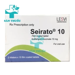Seirato 10mg Lesvi - Điều trị chứng bàng quang tăng hoạt động
