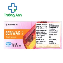 Senwar 2 - Thuốc điều trị huyết khối tĩnh mạch hiệu quả của SaVi