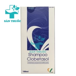 Shampoo clobetasol 100ml  VCP - Thuốc trị bệnh vảy nến