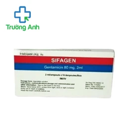 Sifagen 80mg/2ml Zhejiang - Thuốc trị nhiễm khuẩn hiệu quả