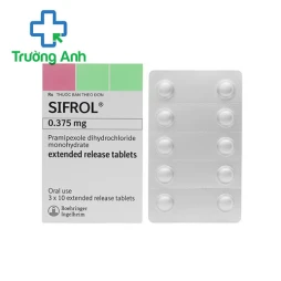 Sifrol 0.375mg Boehringer Ingelheim - Thuốc trị Parkinson vô căn