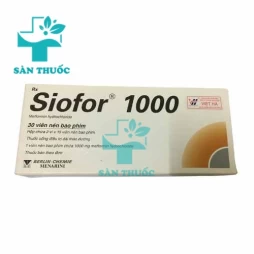 Siofor 1000 Dragenopharm - Thuốc trị bệnh đái tháo đường tuýp 2