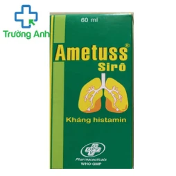 Ametuss Siro - Giúp giảm ho, tiêu đờm hiệu quả của OPV