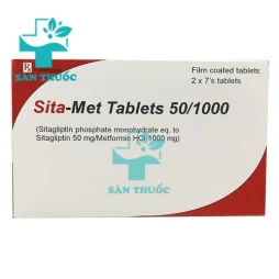 Sita-Met Tablets 50/1000 Amvipharm - Thuốc trị đái tháo đường