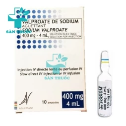 Sodium Valproate Aguettant 400mg/4ml - Thuốc điều trị động kinh