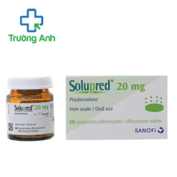 Solupred 20mg Sanofi - Thuốc chống viêm hiệu quả