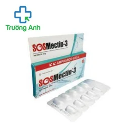 Sos Mectin-3 Ampharco USA - Điều trị bệnh giun chỉ Onchocerca