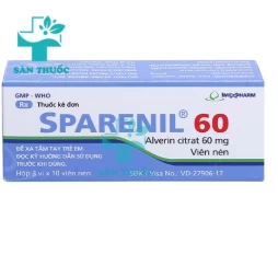 Sparenil 60 - Thuốc chống co thắt cơ trơn hiệu quả của Imexphar