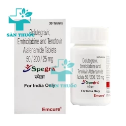 Spegra 50/200/25mg - Thuốc điều trị nhiễm virus HIV của Emcure
