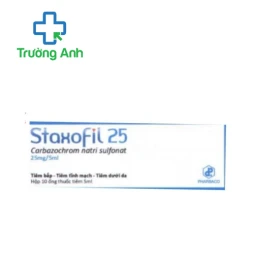 Staxofil 25 Pharbaco - Thuốc cầm máu hiệu quả