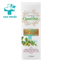 Sữa tắm gội Oganskin 230ml - Hỗ trợ điều trị các bệnh ngoài da
