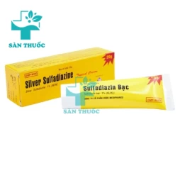 Sulfadiazin Bạc - Thuốc điều trị vết thương bỏng của Medipharco (10 tuýp)