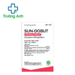 Sun-Dobut 250mg/250ml Sun Garden - Thuốc điều trị suy tim dạng tiêm