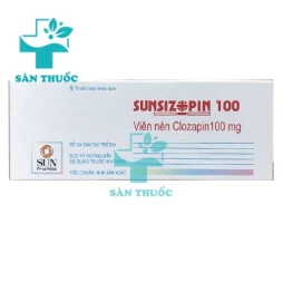 Sunsizopin 100mg - Thuốc điều trị tâm thần phân liệt của Ấn Độ