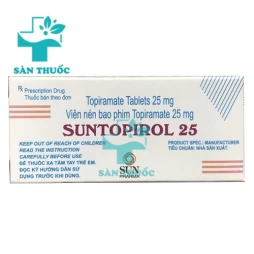 Suntopirol 25 - Thuốc điều trị bệnh động kinh của Sun Pharma