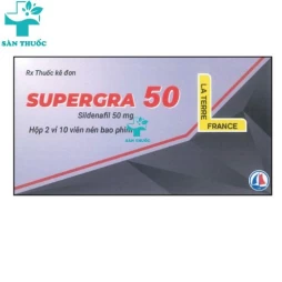 Supergra 50 - Sildenafil 50mg La Terre France