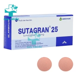 Sutagran 25 -  Thuốc điều trị đau nửa đầu cấp của Agimexpharm