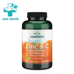 Swanson Zinc & C Lozenges - Viên ngậm tăng đề kháng nhanh chóng