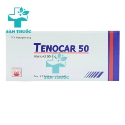 Tenocar 50 - Thuốc điều trị cao huyết áp, đau thắt ngực của Pymepharco
