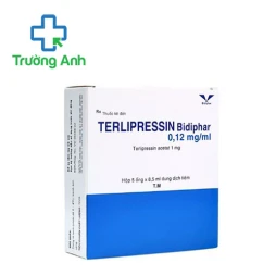 Terlipressin Bidiphar 0,12mg/ml - Thuốc trị xuất huyết tiêu hóa