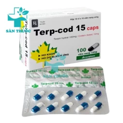 Terp-cod 15 caps Vacopharm - Thuốc điều trị ho hiệu quả