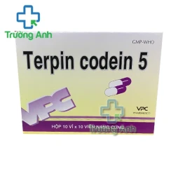 Terpin Codein 5 - Thuốc điều trị ho, long đờm của Cửu Long