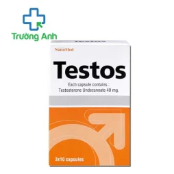 Testos 40mg NanoMed - Thuốc tăng cường Testosterone ở nam