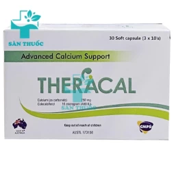 Thuốc Theracal - Thực phẩm bổ sung canxi, vitamin D3 của Úc